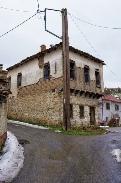 Ulice v Antartiko vesnici, Florina, Řecko — Stock fotografie