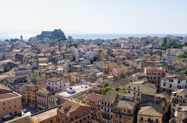 The historic town of Corfu island, Greece