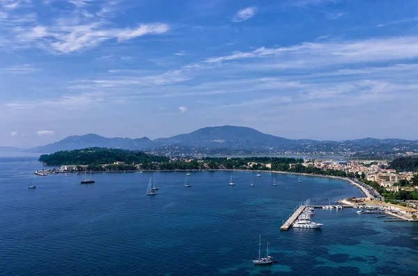 Golfo nella città di Corfù, Grecia — Foto Stock