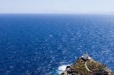 Şaşırtıcı görünümünde Sifnos Island, Kiklad Adaları, Yunanistan