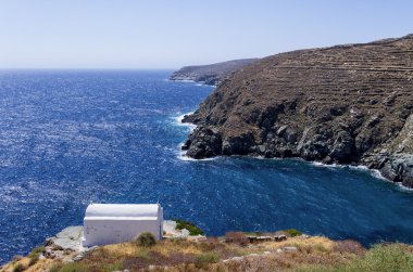 Şaşırtıcı görünümünde Sifnos Island, Kiklad Adaları, Yunanistan