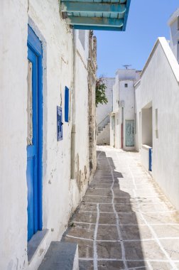 Sokak Kimolos Island, Kiklad Adaları, Yunanistan