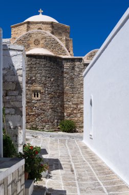 Sokak Kimolos Island, Kiklad Adaları, Yunanistan