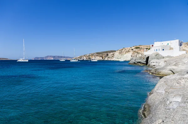 在 Kimolos 岛，希腊基克拉泽斯，壮观的大海 — 图库照片