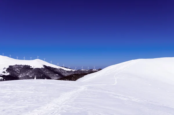 ヴィグラ、フロリナのスキー センター、ギリシャの山岳風景 — ストック写真