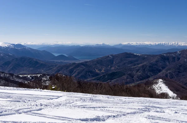 Mountain scenery in Vigla, Florina's ski center, Greece — Stock Photo, Image