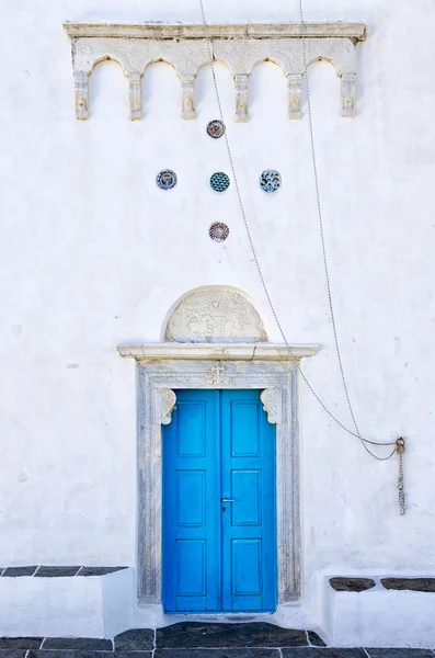シフノス島、キクラデス諸島、ギリシャ正教会の建築ディテール — ストック写真