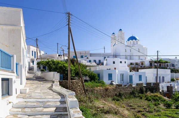 Calle en sifnos island, Cícladas, Grecia —  Fotos de Stock