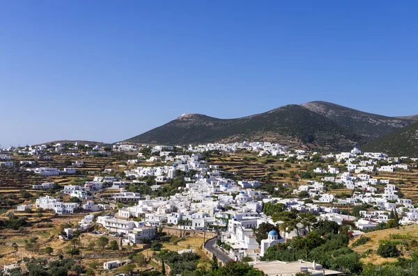主要村庄在锡夫诺斯岛，希腊基克拉泽斯 — 图库照片
