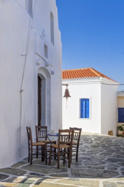 Sokak Kythnos Island, Kiklad Adaları, Yunanistan