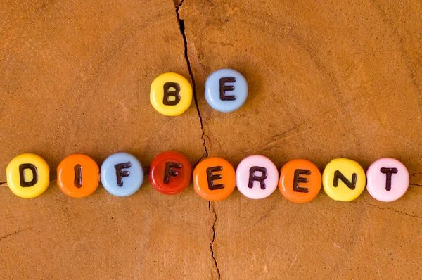 Colored be different — Stock Photo, Image