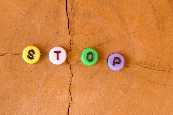 Gekleurde stop — Stockfoto