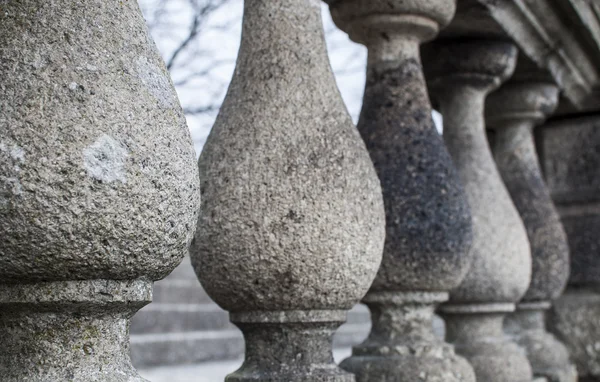 Series of granite columns — Stock Photo, Image