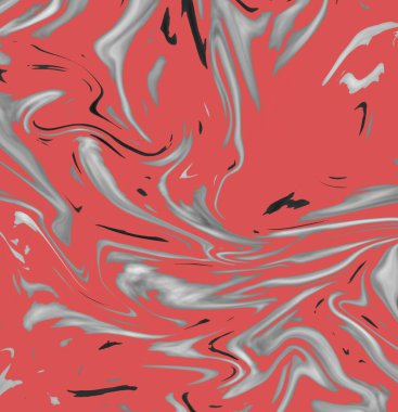 Dalgalı soyut desen