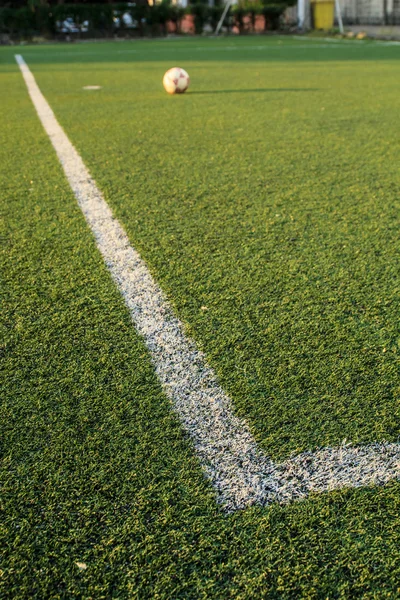 Campo de futebol verde — Fotografia de Stock