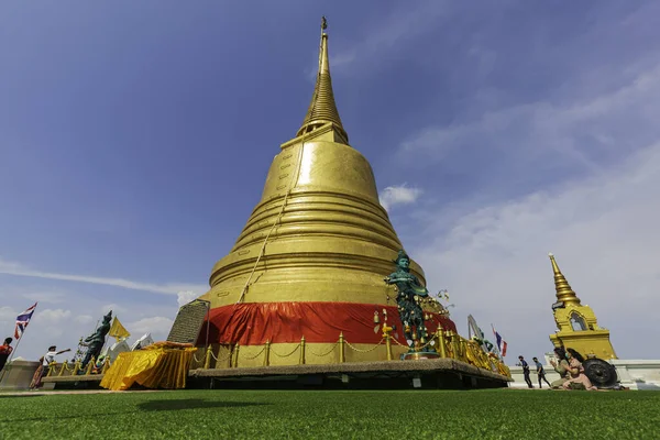 Bangkok Tailândia Abril 2021 Montanha Dourada Templo Wat Saket Aka — Fotografia de Stock
