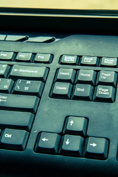 Keyboard computer a technology — Stock Photo, Image