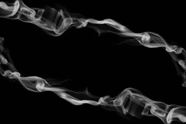 Izolovaný Kouř Abstraktní Prášek Vodní Sprej Černém Pozadí — Stock fotografie