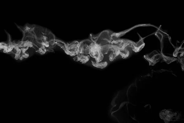 Isolated Smoke Abstract Powder Water Spray Black Background — Stock Photo, Image