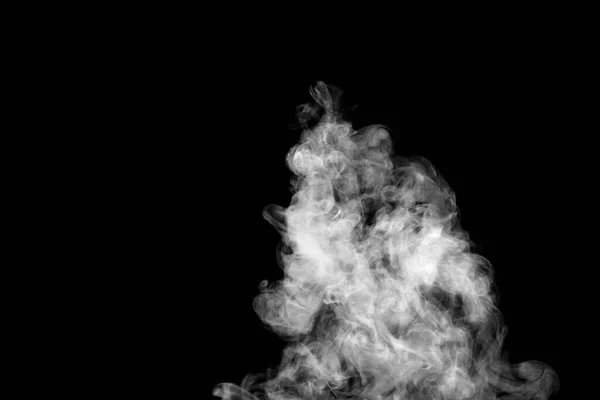 Isolated Smoke Abstract Powder Water Spray Black Background — Stock Photo, Image