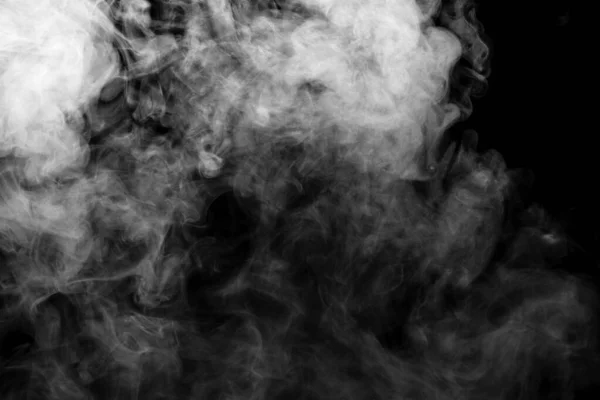 Isolated Smoke Abstract Powder Water Spray Black Background — Stock Photo, Image