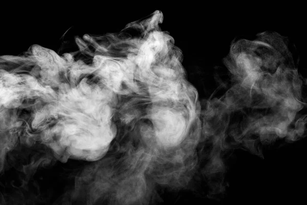 Isolated Smoke Abstract Powder Water Spray Black Background — Stock Photo, Image