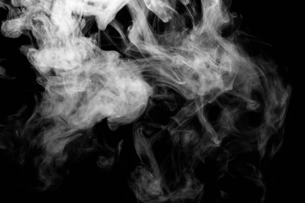 Изолированный Дым Абстрактный Порошок Спрей Воды Черном Фоне — стоковое фото