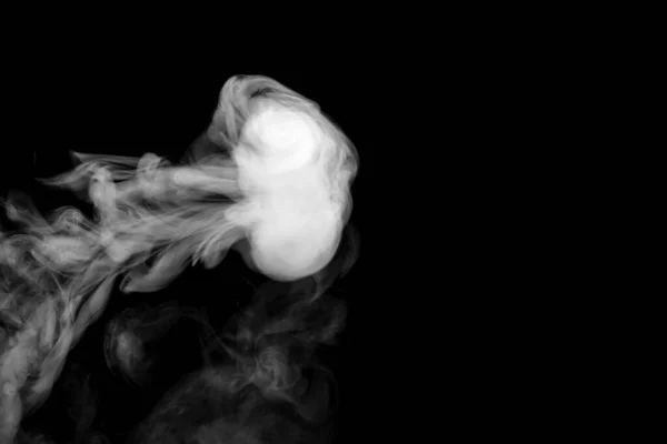 Isolated Smoke Abstract Powder Water Spray Black Background — Stock Photo, Image