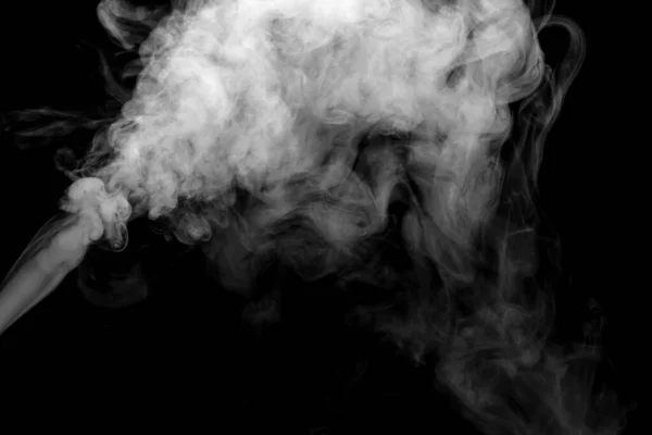 Isolated Smoke Abstract Powder Water Spray Black Background — Stock Photo, Image