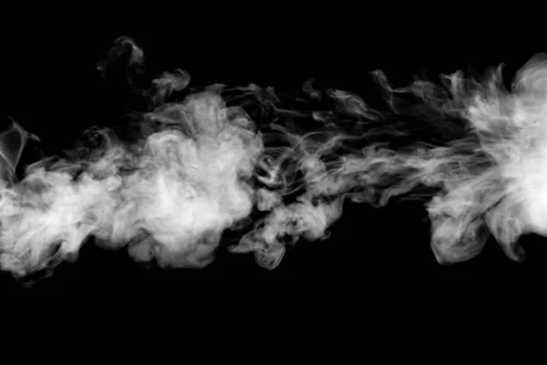 Geïsoleerde Rook Abstract Poeder Waterspray Zwarte Achtergrond Onscherp — Stockfoto