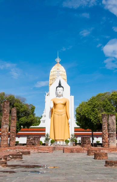 Estátuas Buda Famoso Templo Público Tailândia — Fotografia de Stock