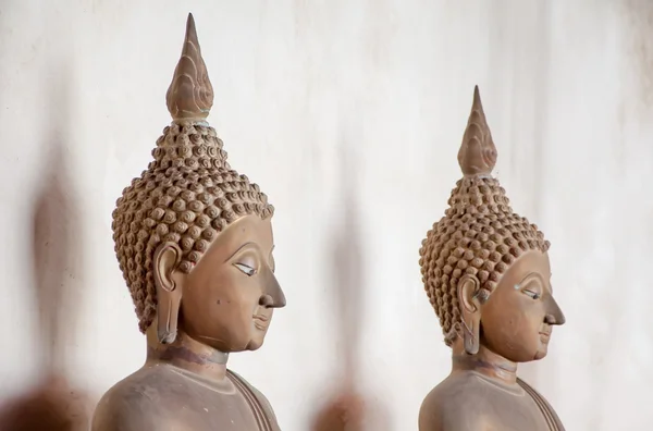 Крупный План Древнего Будды Общественное Место Таиланде — стоковое фото