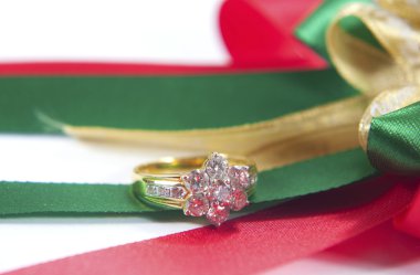 Alyans dekorasyon arka plan ile