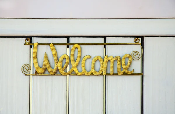 Hoş geldiniz işareti arka plan