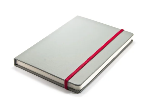 Notebook kapak beyaz arka plan üzerinde