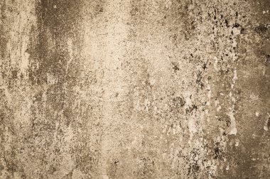 Eski kirli beton duvar