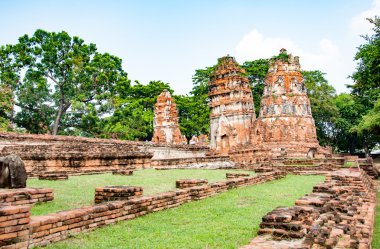 WAT Mahathat, Budist tapınağı Ayutthaya Historica şehir