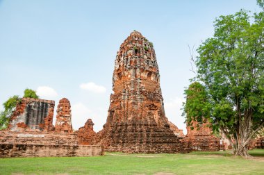 WAT Mahathat, Budist tapınağı içinde şehir, Ayutthaya tarihsel