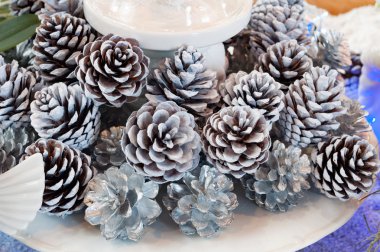 Gümüş süper için Noel süslemeleri