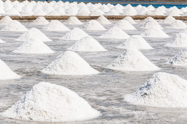 Fazenda de sal na Tailândia — Fotografia de Stock