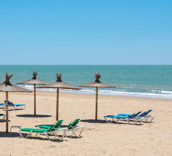 Chipiona Beach Province Cadiz Andalusia Spain Europe — Foto de Stock