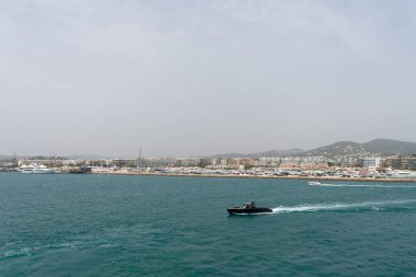 İbiza Limanı. Balearics. İspanya. Avrupa. 12 Temmuz 2021