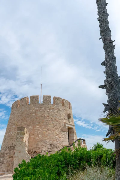 Вежа Moor Cabo Cervera Кабо Сервера Торрев Єха Аліканте Валенсійська — стокове фото