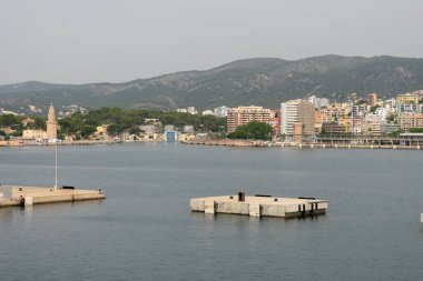 Palma de Mallorca kıyısında. Palma de Mallorca. Balearics. İspanya. Avrupa. 12 Temmuz 2021