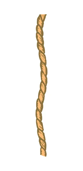 Декоративні мотузку малювання — стоковий вектор