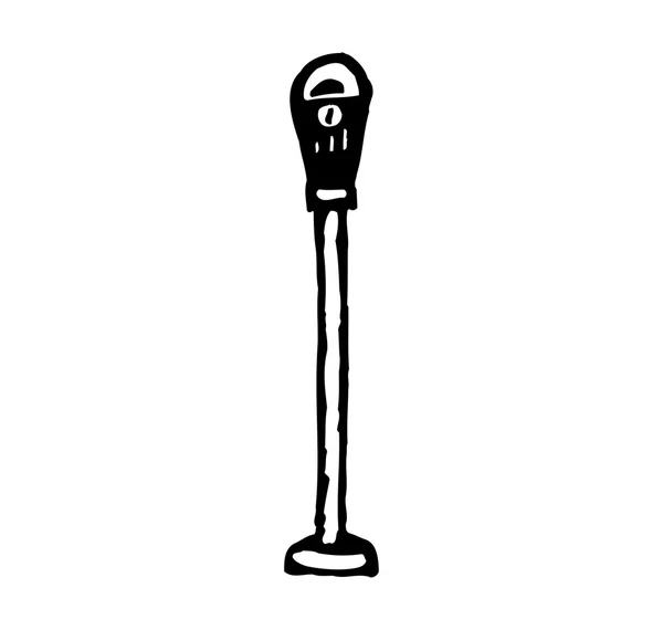 Векторна ілюстрація лічильника паркування — стоковий вектор