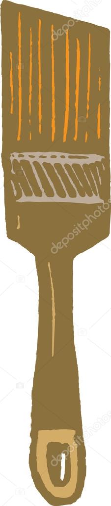 Vector Illustration of paint brush