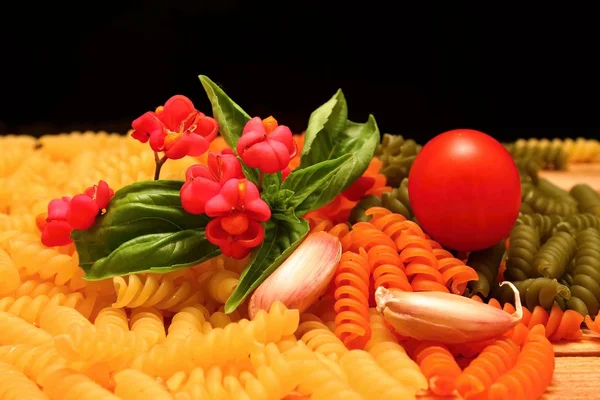 Gekleurde pasta — Stockfoto