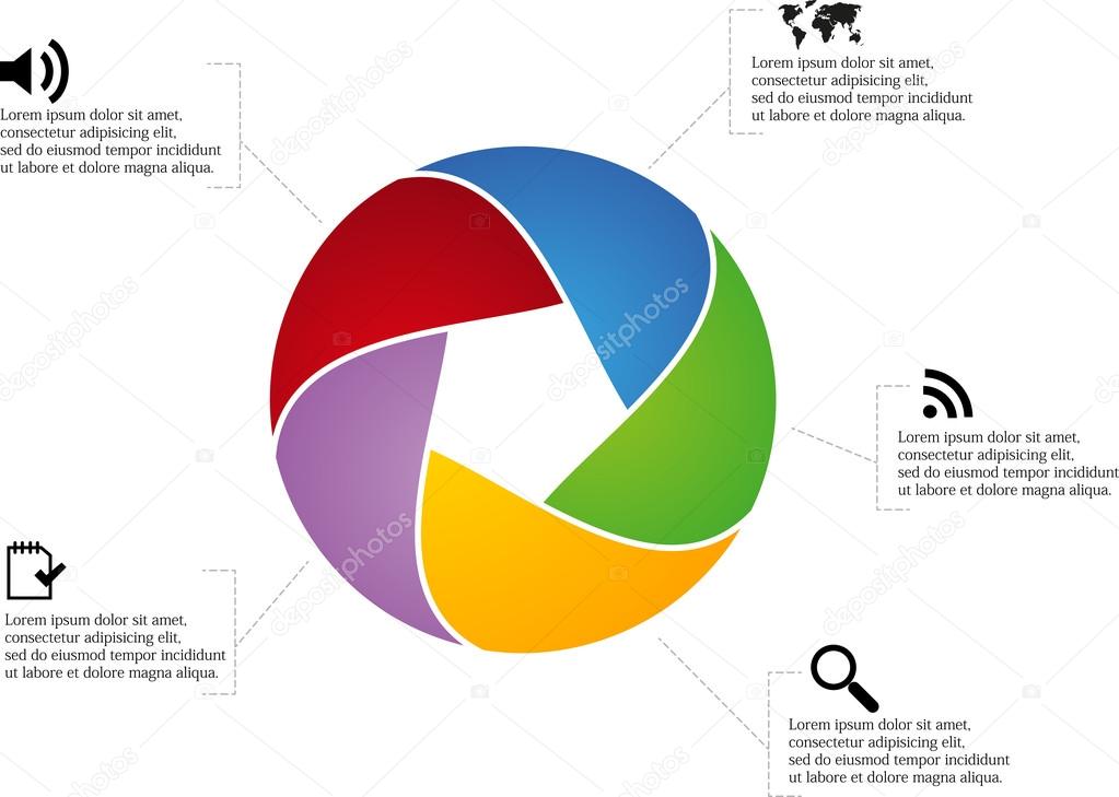 Circle infographic