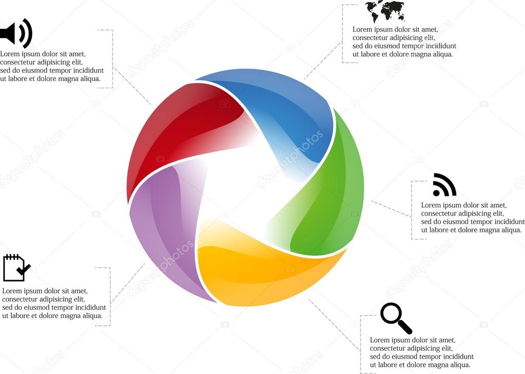 Circle infographic